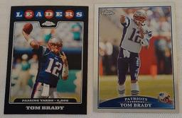 15 Different Tom Brady Topps Chrome NFL Football Card Lot 2003 2004 2005 2006 2008 Insert NRMT