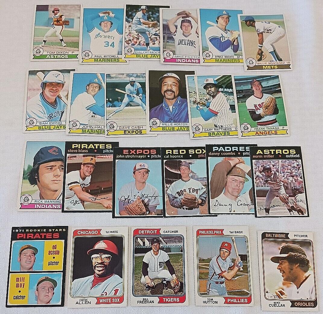 21 Vintage OPC O Pee Chee MLB Baseball Card Lot 1971 1974 1979 Dick Allen Many NRMT EX-MT