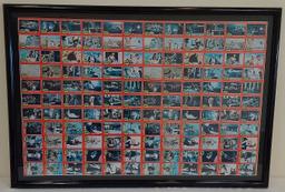 Rare Vintage 1977 Topps Star Wars Red Series 2 Sets Full Uncut Sheet Framed Matted Vader Luke Leia