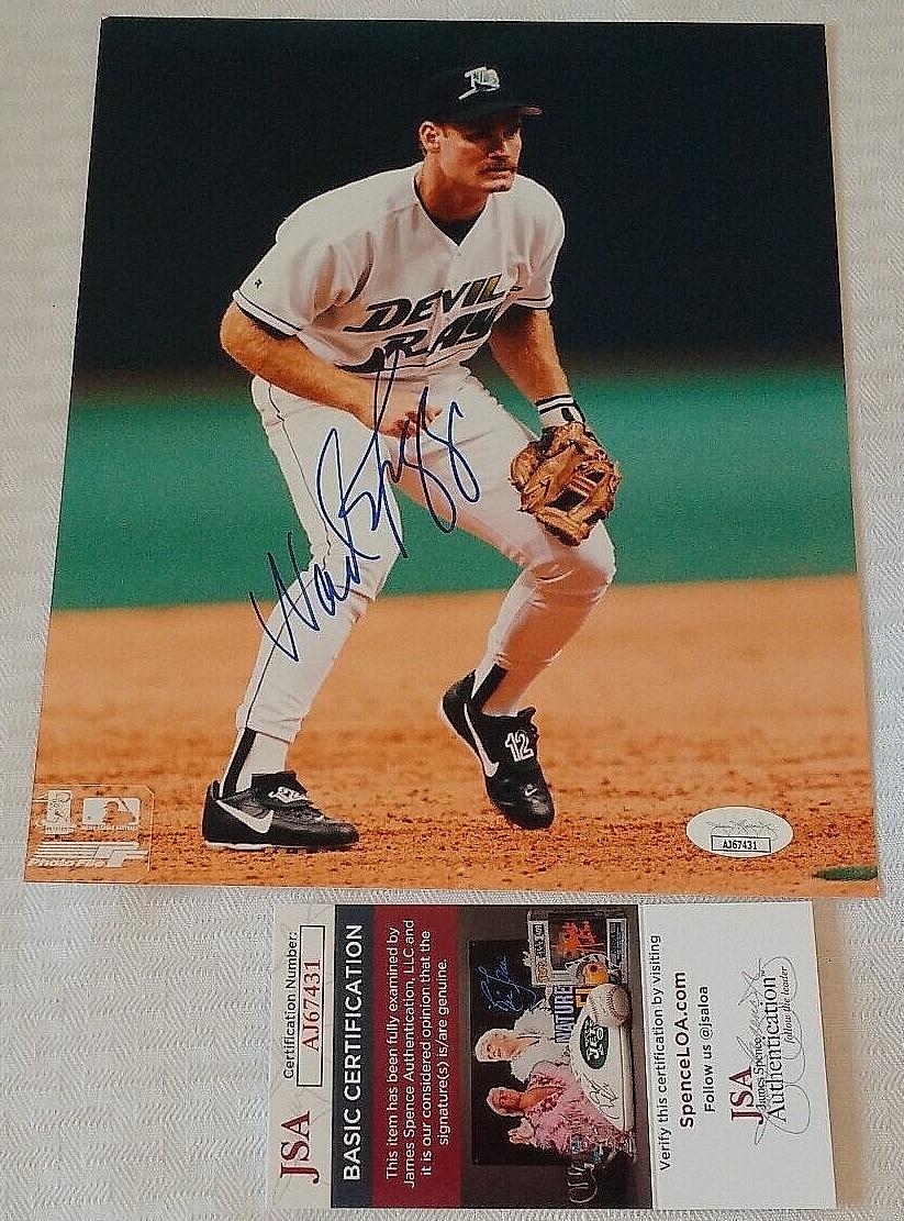 Wade Boogs Autographed Signed 8x10 Photo JSA COA MLB Baseball Rays Sox Yankees HOF