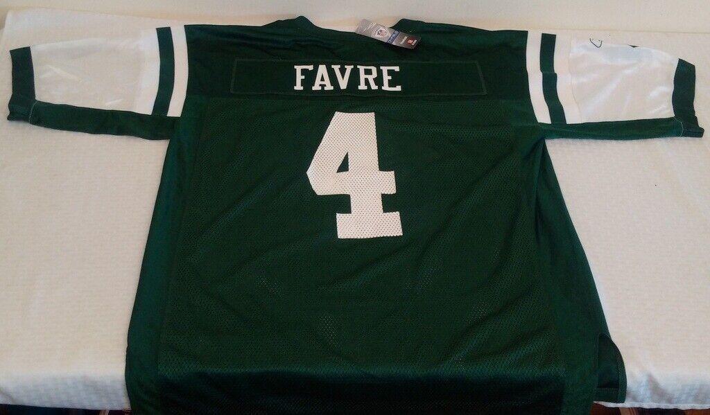 Brand New NWT Tags NY Jets Brett Favre Mesh Reebok Jersey Adult Large NFL Football