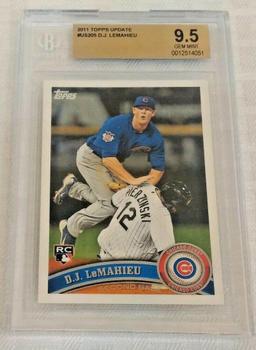 2011 Topps Update Rookie RC Yankees DJ LeMahieu BGS GRADED 9.5 GEM MT Cubs Rockies Slabbed