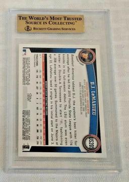 2011 Topps Update Rookie RC Yankees DJ LeMahieu BGS GRADED 9.5 GEM MT Cubs Rockies Slabbed