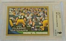 2010 Topps NFL Football Gold Insert Card #281 Brett Favre Vikings Packers BGS 9 GRADED Slabbed MINT