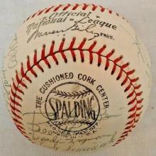 Vintage 1968 Phillies Team Giles ROMLB Baseball 21 Wise Jackson Rojas Sign-ed Auto MLB Ball