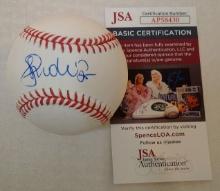 Joe Molina Autographed Signed ROMLB Baseball JSA COA Ball Indians