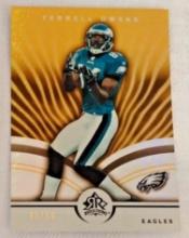 2005 Reflections NFL Football Gold Foil SP Insert Card Terrell Owens Eagles 46/50 HOF