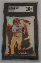 2014 Bowman Chrome MLB Baseball Fire Die Cut Refractor Insert Card Angels SGG 10 GEM MINT Slabbed