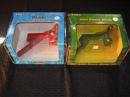 2X THE MONEY, 1/16 Scale Blade attachements, NIB, JD AND CASE