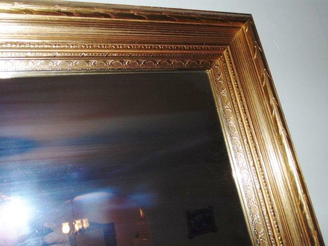 Vtg Gilt Framed Wall Mirror