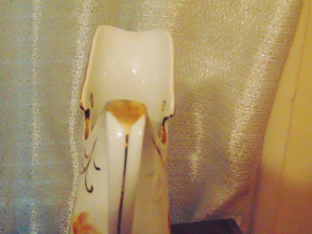 Vtg 1950's Authentic Kasuga Ware Hand Crafted Porcelain Pitcher