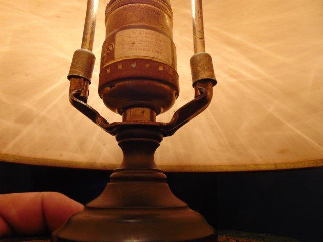 Vtg Wildwood, Frederick Cooper Style Chinoiserie Tin Tea Canister Table Lamp