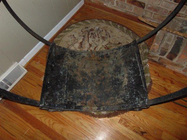 Large Wrought Iron Log Holding Rack ( Local Pick Up Only )