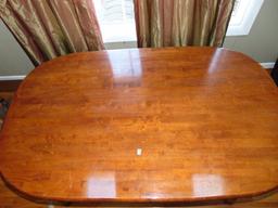 Solid Wood Oval Dining Table ( Local Pick Up Only )