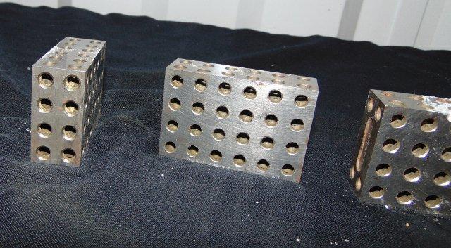 Set Of 4 Precision Machinist Milling 1-2-3 Bolcks