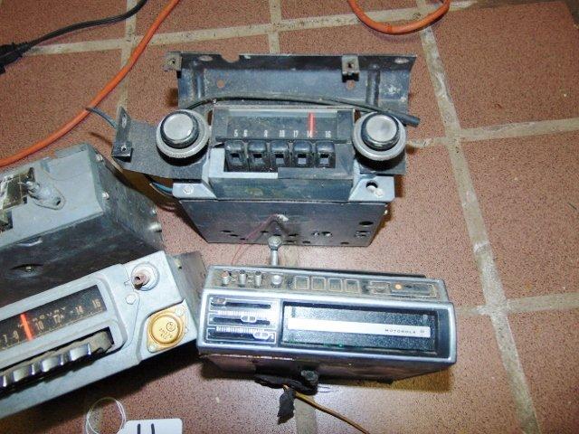 Lot Of 4 Vtg 1960s-70s Car Stereos