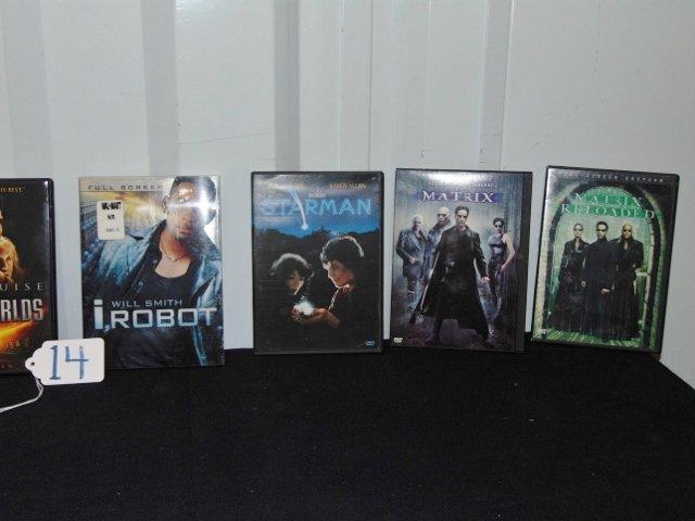 Lot Of 8 Quality Sci-fi / Thriller Movies On D V Ds