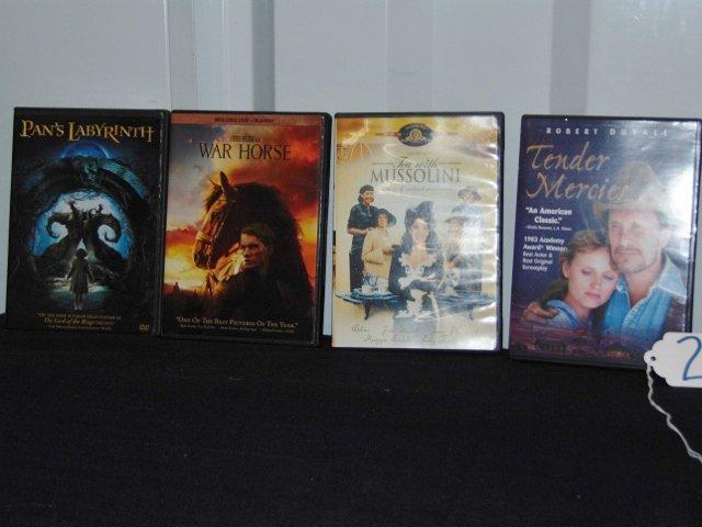 Lot Of 8 Quality Various Genre Movies On D V Ds