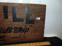 Vtg All Wood Boot Hill Lash Larue Sign