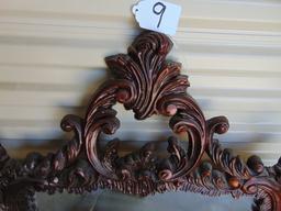 Beautiful Antiqued Bronze Victorian Style Mirror (local pick up only)