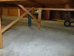 2 Long Wooden Work Tables