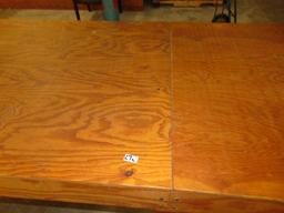 2 Long Wooden Work Tables