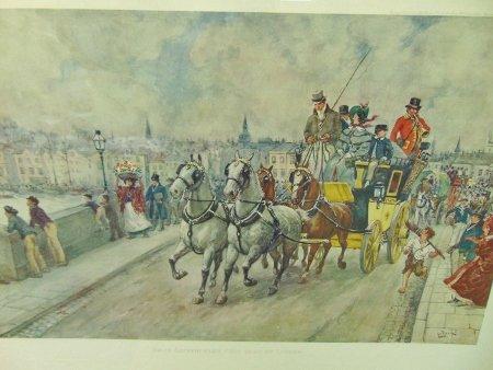Vtg David Copperfield's " First Sight Of London " By Ludovici Print(local Pick Up Only)