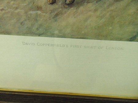 Vtg David Copperfield's " First Sight Of London " By Ludovici Print(local Pick Up Only)