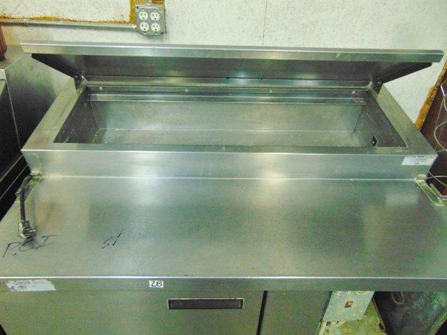 Delfield Stainless Steel Food Prep Counter On Wheels (local Pick Up Only )