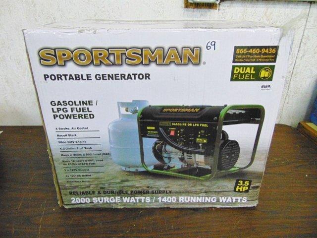 N I B Sportsman 3.5 H P Portable Gas / L P Generator