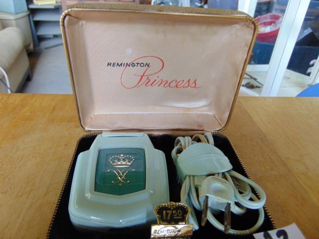 Never Used Vtg 1950s Remington Princess Electric Shaver W/ Box & Directions