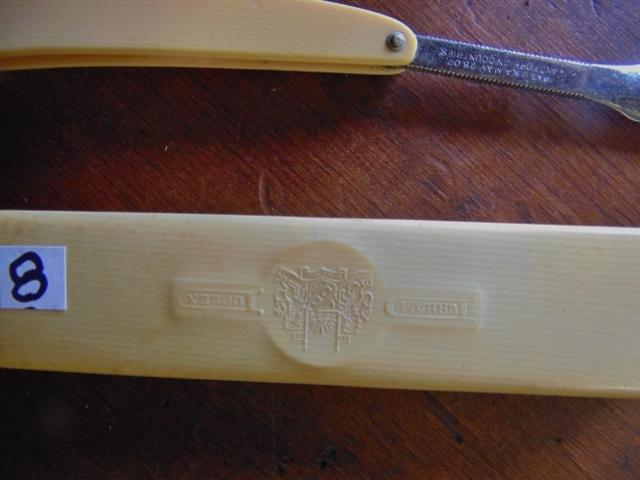 Antique ( Patented 1907 ) Durham Duplex Safety Straight Razor W/ Case &