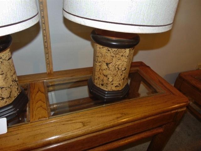 Matching Set Of Nice Modern Table Lamps ( Local Pick Up Only )