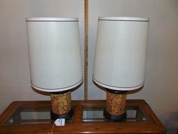 Matching Set Of Nice Modern Table Lamps ( Local Pick Up Only )