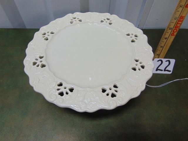 Very Nice Ceramic Cake Stand, Made In Portugal