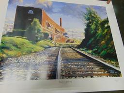 Autographed Limited Edition (122/600) Print " Track Lighting " By Charlie Pate(Local Pick Up Only)