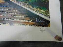 Autographed Limited Edition (122/600) Print " Track Lighting " By Charlie Pate(Local Pick Up Only)