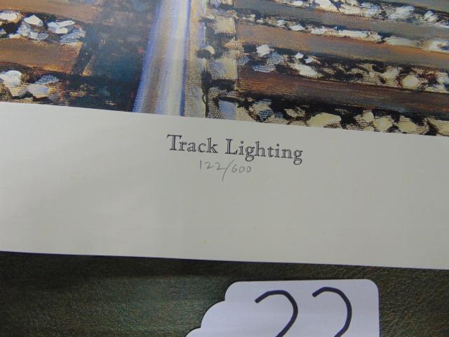 Autographed Limited Edition (122/600) Print " Track Lighting " By Charlie Pate(Local Pick Up Only)