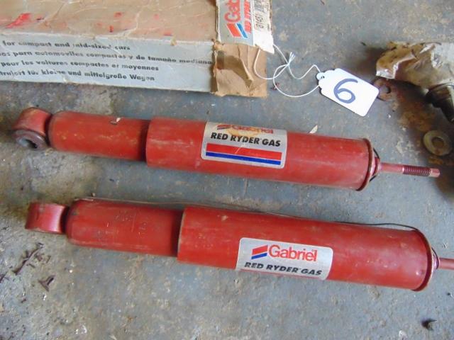 2 Gabriel Red Ryder Heavy Duty Gas Shocks