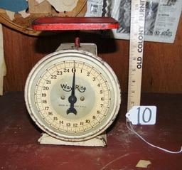 Vtg Way Rite Metal Scale