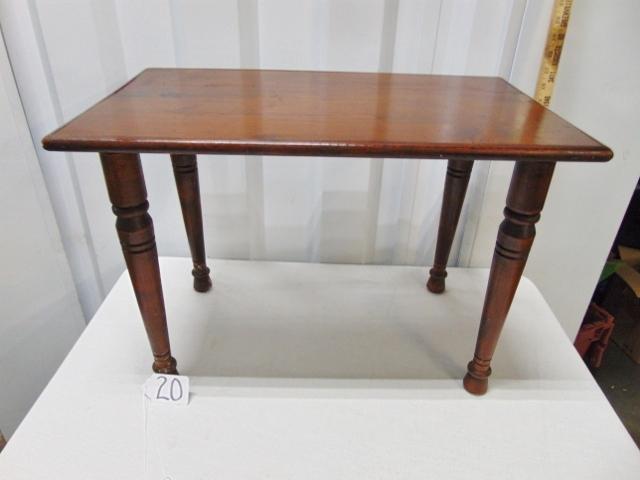 Vtg Knotted Small Bench Or Side Table( Local pick up only )