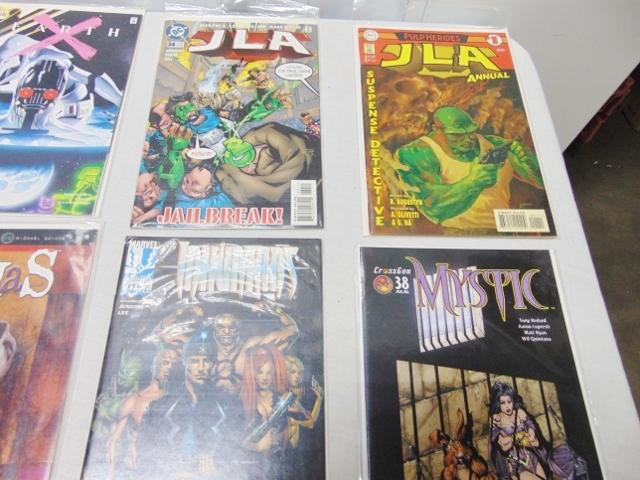 Lot Of 12 Comic Books In Plastic W/ Cardboard Backs