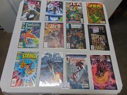 Lot Of 12 Comic Books In Plastic W/ Cardboard Backs