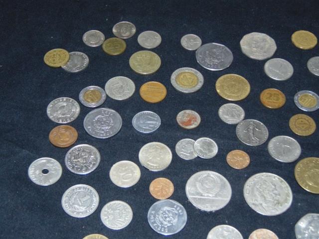 Nice Lot Of Foreign Coins Including A 1979 Moscow Olympics C C C P Coin,