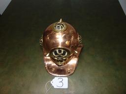 Copper & Brass Diver's Helmet