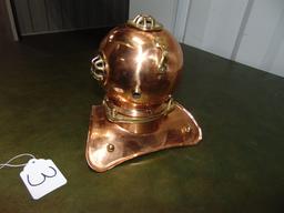 Copper & Brass Diver's Helmet