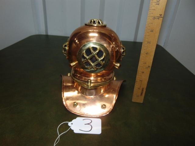 Copper & Brass Diver's Helmet