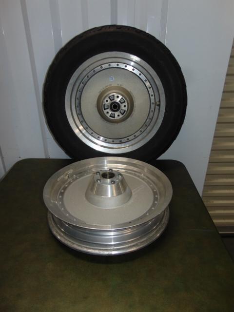 2 Castalloy T16 X 3.000 Dot Harley Davidson Solid Wheels (LOCAL PICK UP ONLY)