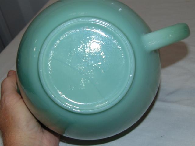 Vtg 3.5 Quart Anchor Hocking Fire King Jadeite Mixing Bowl