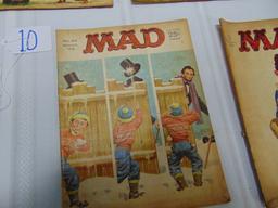 5 Vtg Mad Magazines From The 1960s